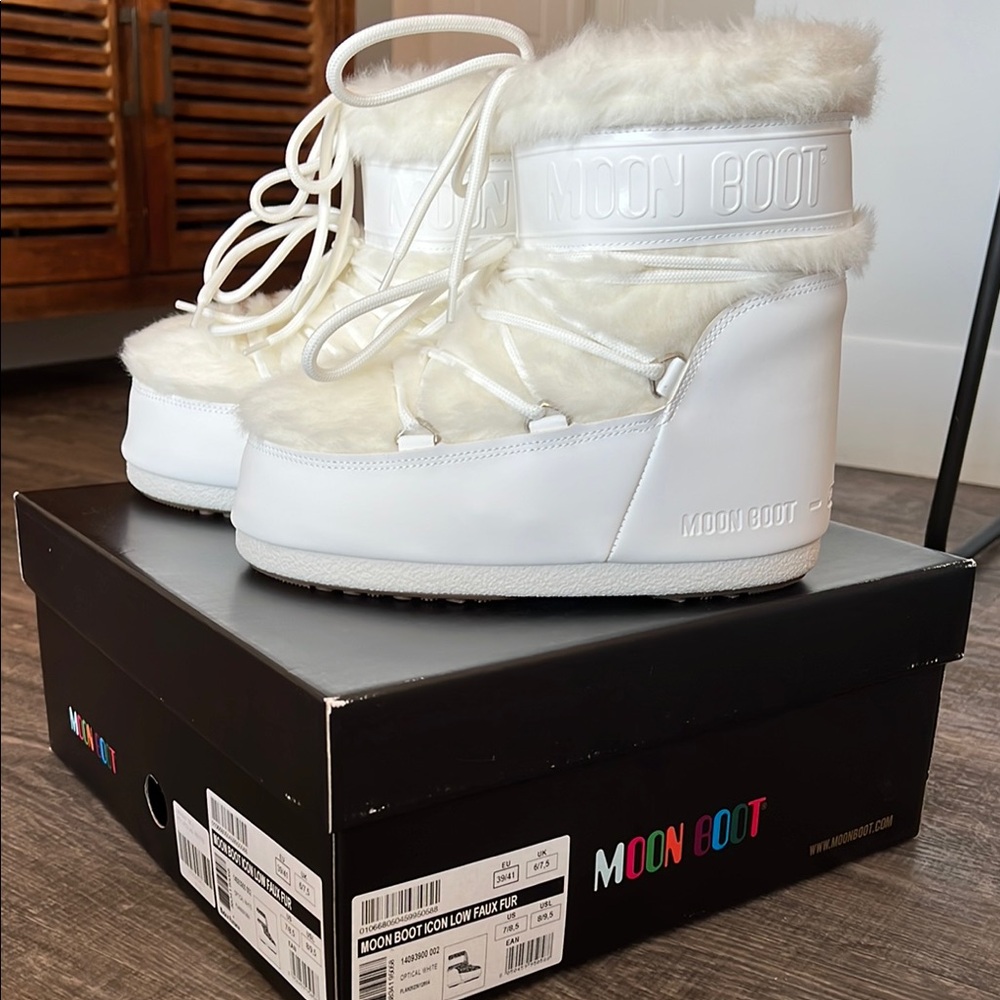 Moon Boot Icon Low Faux Fur boots